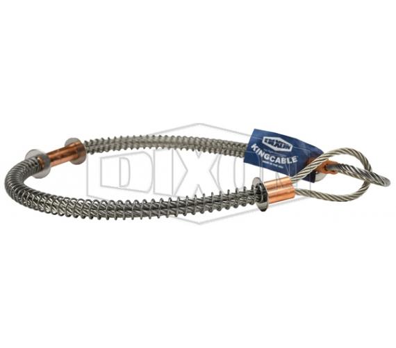Hose-to-Hose Service, For Use With: King Cable, Specifications: 3/8 inch Cable, 4 inch Hose ID, 200 psi Operating Pressure, 304 Stainless Steel, 44 in L Dimensions