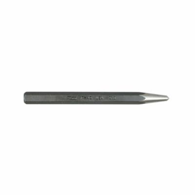 Center Punch, 1/2 Inch Tip, 6 Inch Overall Length, Alloy Steel Handle