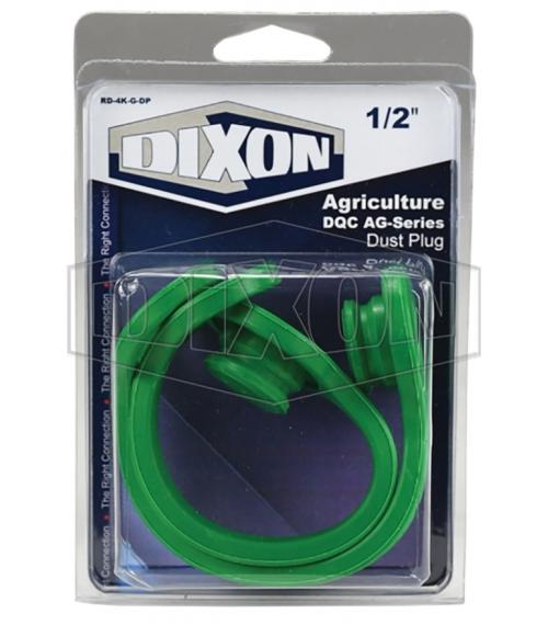 Dust Plug, Series: AG Series, 1/2 in Nominal, Nitrile, Green