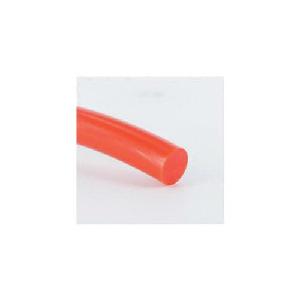 Belt, Round Non-Reinforced, 6 mm Diameter, 1.89 in Diameter Minimum Pulley, -22 to 150 F, 85A Durometer, Polyurethane, Orange