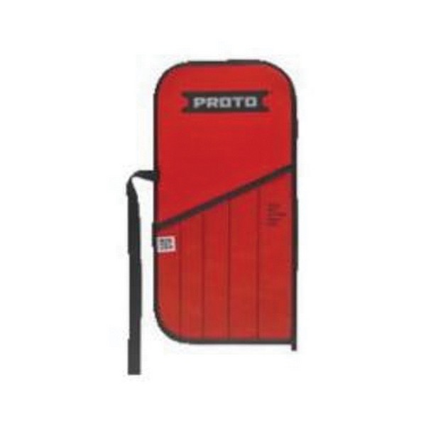 Tool Pouch, For Use With: J48005LS2 Pin Punch Set, J96BS2 Drift Punch Set, 5 Pocket, Canvas, Red, 12 in L x 6-3/16 in W x 3/32 in H