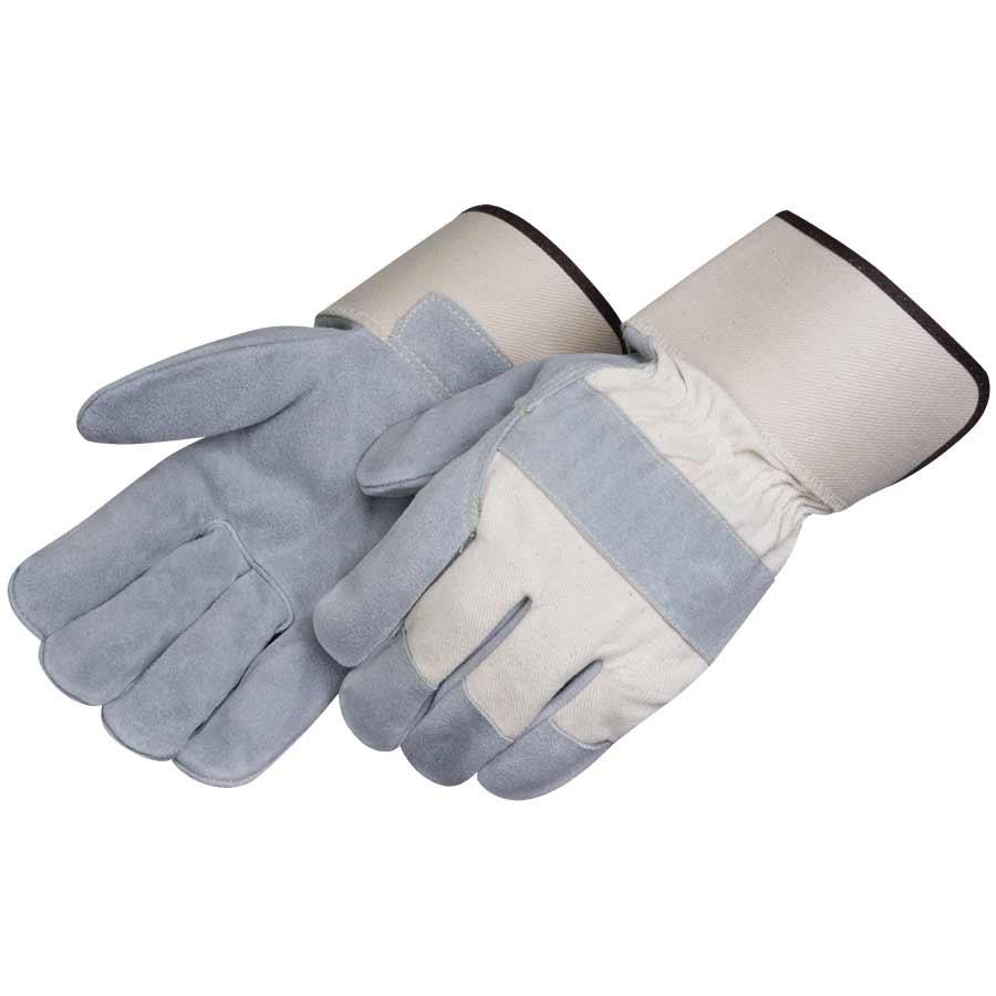 Glove, General Purpose, Series: 3210, Work Glove, XL Size, Leather Palm, Kevlar®, Gray/White, Gunn Cut Style, Cotton Lining, 2-3/4 in Length