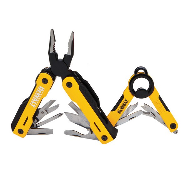 Plier Multi-Tool Set, 2 Piece, Tool Storage Included: 16-in-1 Drivers, Pliers, Scissors, File, Knife, Bottle Opener, Ruler, Keyring Multi-Tool and 8-in-1 Knife, File, Scissors, Screwdriver and Full Size Bottle Opener Multi-Tool, Metal/Plastic, Black/