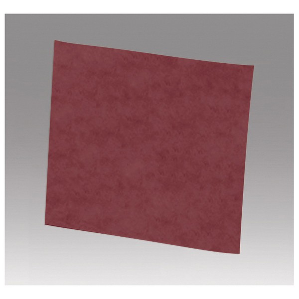 Abrasive Sheet, Series: CF-SH, 6 Inch Length, 5 Inch Width, Very Fine Grade, Aluminum Oxide Abrasive, Maroon, Applicable Materials: Metal and Wood