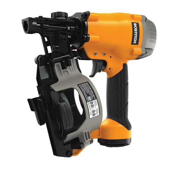 Coil Roofing Nailer, Pneumatic, Tool/Kit: Tool, 3/4 to 1-3/4 in L Fastener, 15 °Collation, 120 Magazine, Metal Housing Material, Overmolded Grip Handle