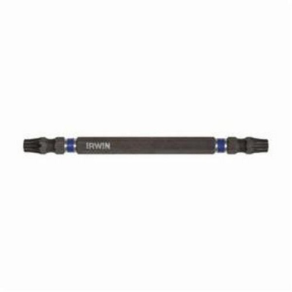 Impact Double Ended Bit, Heavy Duty, T30 Point, Torx® Point, 4 in Overall Length, 1/4 in Drive/Shank, Cold Forged High Grade Steel, Black Oxide