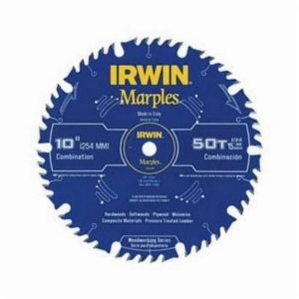 Circular Saw Blade, Series: Woodworking, 10 in Diameter, 5/8 in Arbor, ATB+R Teeth, 50 Teeth, 15° Tooth Angle, 7000 RPM Maximum, 0.098 in Kerf, Carbide Cutting Edge, Carbide Blade, Non-Stick Coated, Applicable Materials: Hardwood, Laminated Plywoo