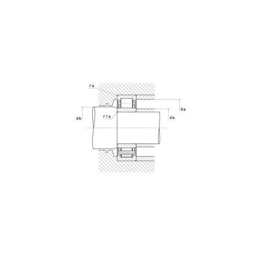 Roller Bearing, 65 mm Bore, 120 mm OD, 1 Rows, 31 mm Width, 176000 N Dynamic, 181000 N Static Load, Nylon Cage, 4800 RPM Grease/6700 RPM Oil Maximum, -20 to 120 °C