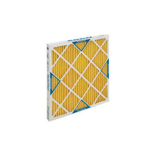 High Capacity Extended Surface Pleated Panel Filter, 20 Inch Width x 1 Inch Depth x 25 Inch Height, MERV 11 MERV, 150 ˚F, Domestic