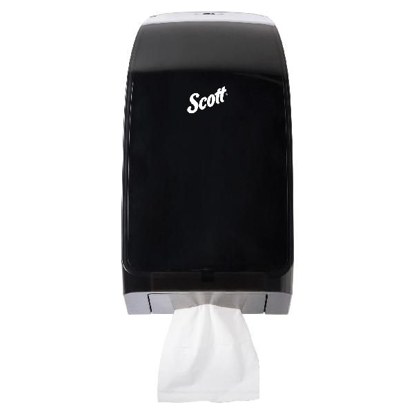 Bathroom Tissue Dispenser, Hygienic, Series: MOD*, 5.725 in Overall Length, 7 in Overall Width, 13.339 in Overall Height, Plastic, Black Finish/Color, Domestic