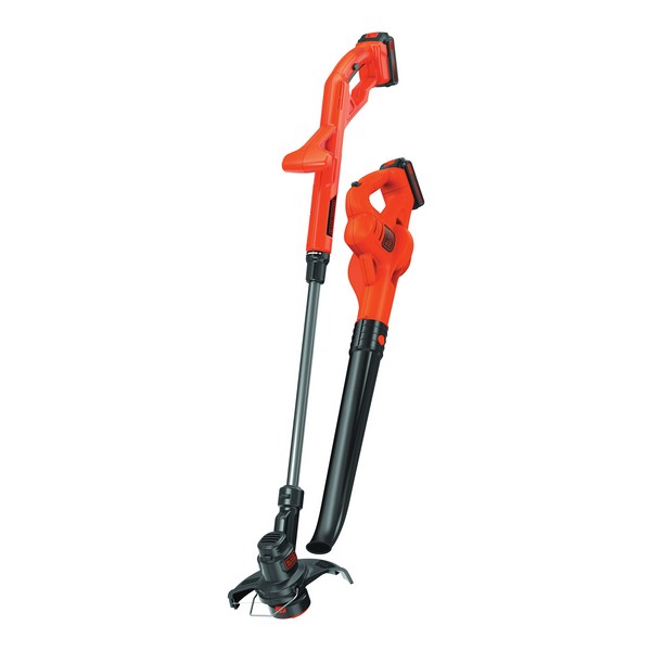 String Trimmer/Sweeper Combo Kit, Cordless, 10 Inch Cutting Width, Automatic Line Advance, 20 VDC, Lithium-Ion Battery Type, 2 hr Charging