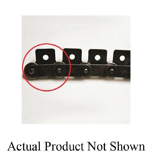 Roller Link, Double Pitch Oversize, C2042 Chain, 1 in Pitch, 0.717 in Overall Width, 0.156 in Pin Dia, 0.472 in H Link Plate, 0.059 in THK Link Plate, Carbon Steel