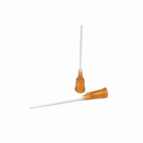 Dispensing Needle, Flexible Tip, 1.37 mm ID, 1-1/2 in Length, 15 ga Gauge, Polypropylene, Amber