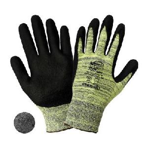 Cut Resistant Gloves, Unisex, Series: CR609, S/SZ 7 Size, Foam Nitrile Palm, Chemical Foam Nitrile Coating, Aralene®/Glass Fiber, Black, Seamless Style, Aralene® Lining, Elastic/Knit Wrist Cuff, ANSI Cut-Resistance Level: A4, ANSI Puncture-Resistance Level: 2, Resists: Abrasion, Cut and Puncture