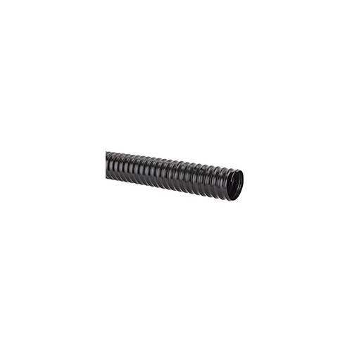 Material Handling Hose, Heavy Duty, Series: UREH-BK, Hose End Style, 6 in ID, 6.37 in OD, 25 ft Length, 0.04 in Wall Thickness, 29 psi Working, -65 to 225 °F, Polyurethane, Black, Domestic
