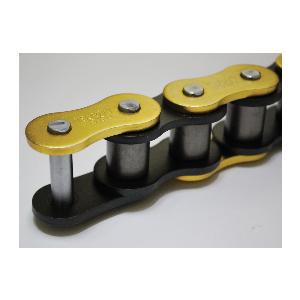 Roller Chain, Riveted, 1 in Pitch, 0.312 in Pin Diameter, 1.398 in Pin Length, 5/8 in Roller Diameter, 5/8 in Roller Width, 0.949 in Plate Height, 1/8 in Plate Thickness, 120/10ft Links, 1 Strands, 17640 lb Tensile Strength, Titan™