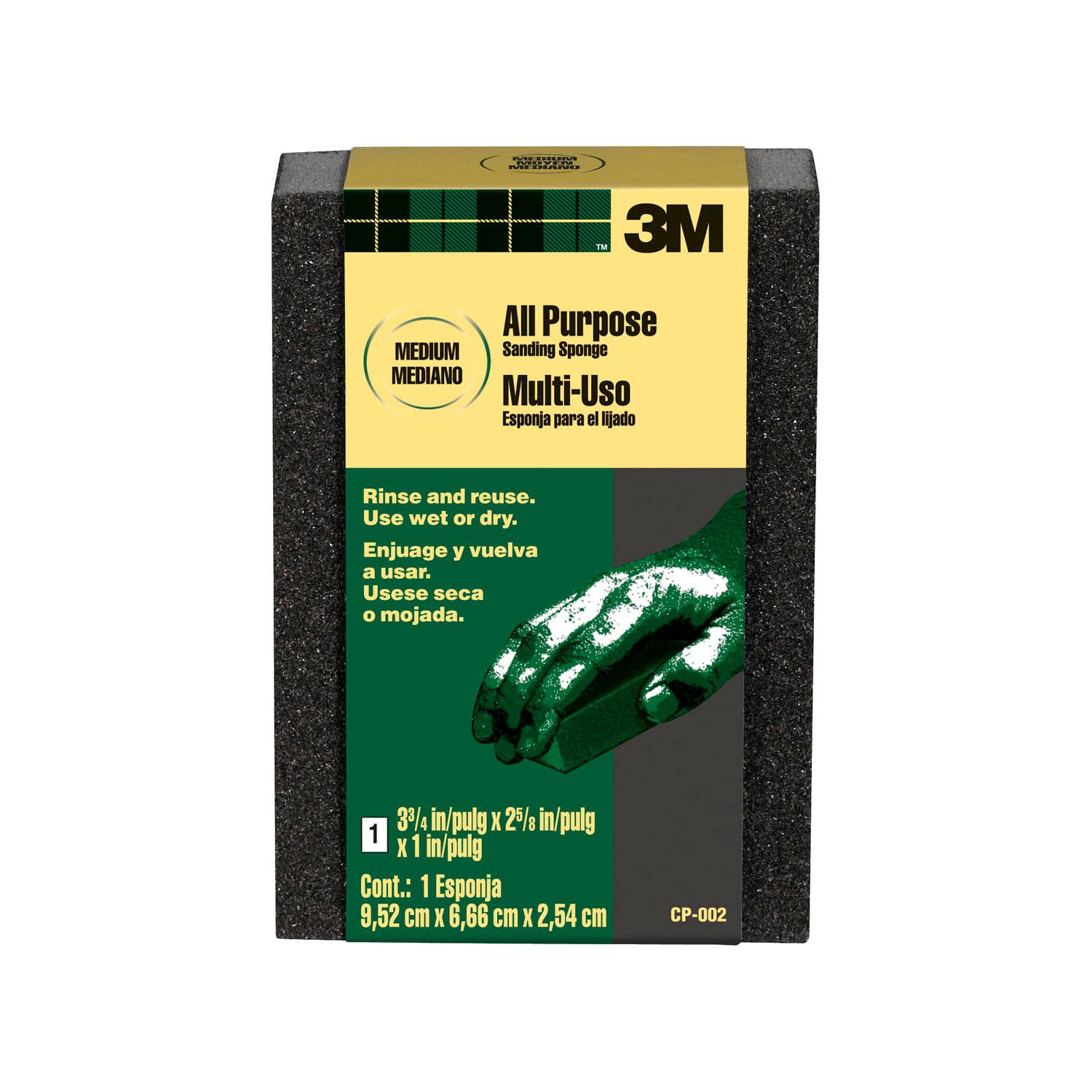 General Purpose Sanding Sponge, 42 Inch Overall Width, Medium Grade