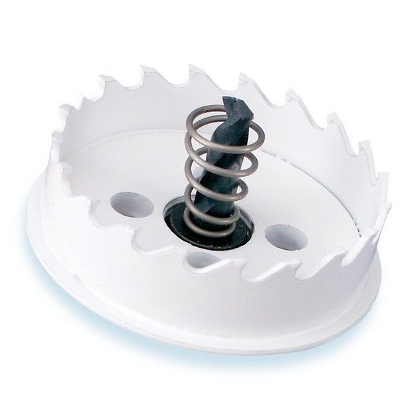 Hole Cutter, 2-1/8 in Dia, Carbide Tip Cutting Edge, 1/2 in Shank