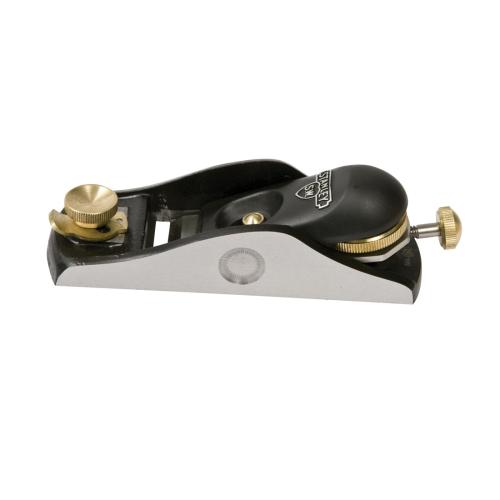 Block Plane, Low Angle, Series: Sweetheart™, 1-5/8 in Blade Width, 1/8 in Blade Thickness, Steel Blade, Cast Iron Body, Plastic Handle, 6-1/2 in Overall Length, 2-1/8 in Overall Width