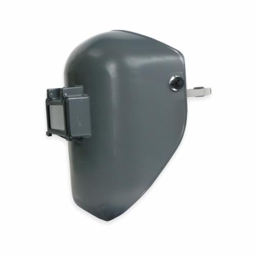 Welding Helmet, Lightweight Lift Front Lens, 10 Lens Shade, Gray, 2 in Plate Height, 4-1/4 in Plate Width, 2 x 4-1/4 in Viewing Area, Speedy Loop Headgear, Thermoplastic