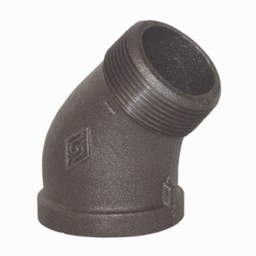 Street Elbow, 45° Elbow Fitting/Connector, 1 Inch Nominal, MNPT x FNPT End Style, Iron