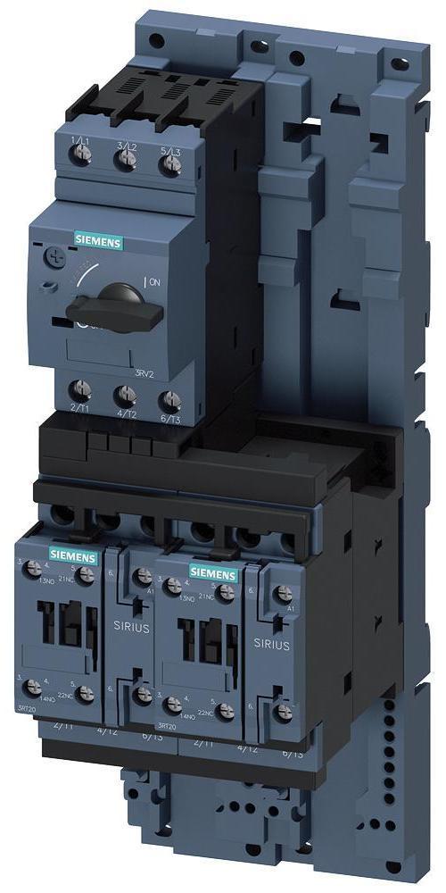 Fuseless Load Feeder, Reversing, 400 VAC, 3.6 A, 50/60 Hz Frequency, 1500 W Wattage, 1 HP at 200/208/220/230 VAC, 3 HP at 460/480/575/600 VAC Motor, 110 to 120 VAC Coil, 3 Pole, Setting: 3.5 to 5 A, 3 ph ph, Class 10 Thermal Bimetal Overload Relay, 4