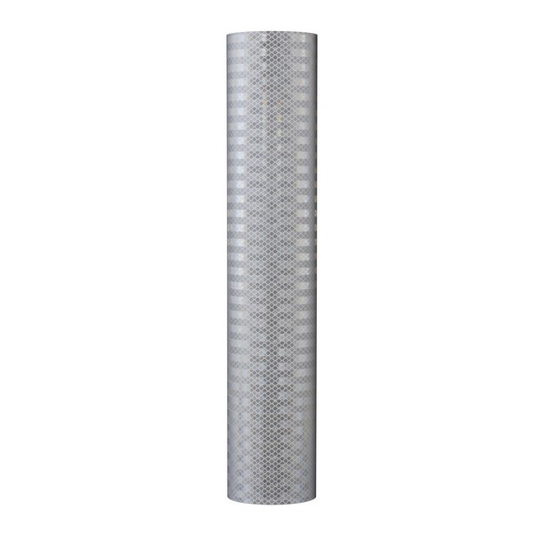 Reflective Sheeting, Flexible, Series: 3311, 50 Yard Length, 4 Inch Width, Prismatic, Yellow, Pressure Sensitive Adhesive, 60 °F