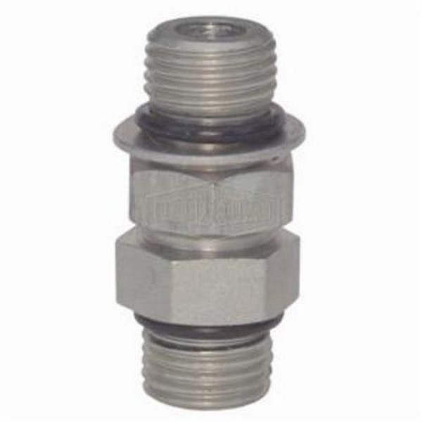 O-Ring Union, Adjustable, 1-1/16-12 Nominal, Male SAE O-Ring Boss™, 3000 psi, Steel, Zinc Plated, Domestic