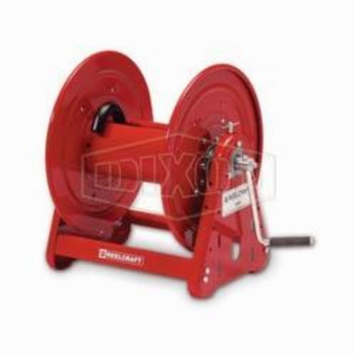 Hose Reel, Series: 30000, 100 ft Hose, 1000 psi, 12 Inch Reel Width, Manual Drive, Steel