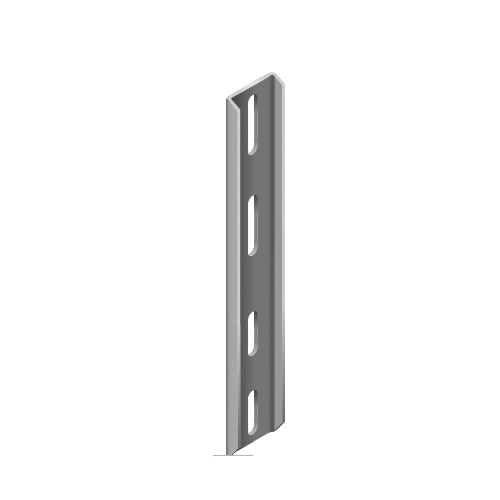 Fixed Guide Rail Bracket, Adjustable, Series: 201, 12 ga Thickness, Stainless Steel, Zinc Plated, 11-1/2 Inch Length