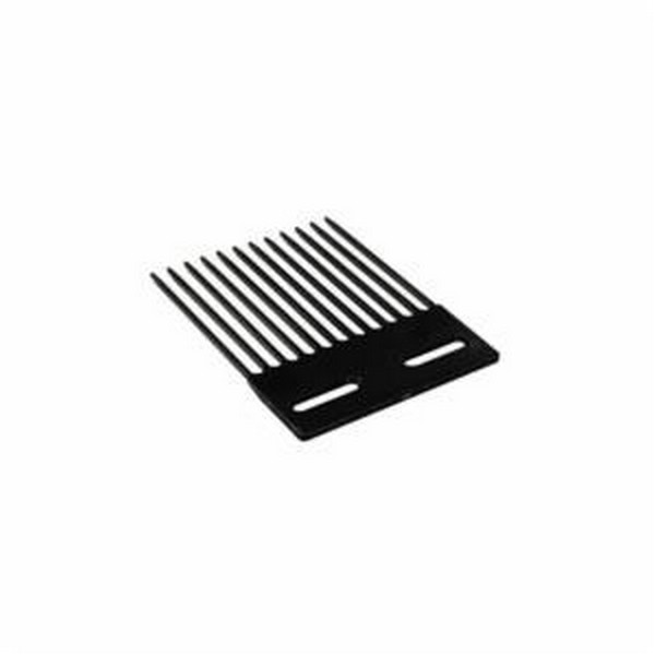 Transfer Comb Plate, Short, For Use With: 4700 and 5990 Series Chains, Polyamide, Black, 7.5 in L x 5.92 in W x 0.25 in THK