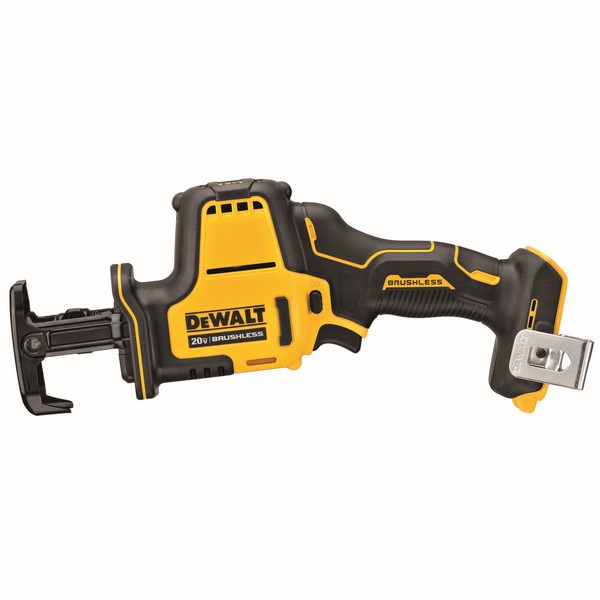 Reciprocating Saw, 1-Handed Brushless Cordless, Series: ATOMIC, 5/8 in Stroke Length, 0 to 2800 spm Strokes per Minute, 20 VDC, Lithium-Ion Battery, Battery Included: No, Variable Speed Trigger Control, Straight Stroke, 12-1/2 in Overall Length
