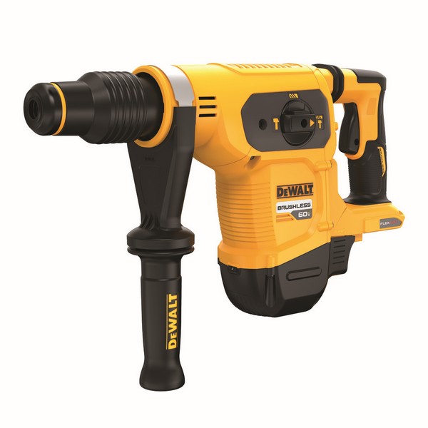 Cordless Rotary Hammer, Kit, 1-9/16 in Chuck, SDS Chuck, 3150 bpm, 6.1 J Impact, 540 RPM No-Load Speed, 60 VDC, Lithium-Ion Battery Type, 9 Ah Battery, No Battery Included, Plastic Housing, D-Ring, Variable Speed Control, Reversible: Yes, 19-3/4 in L