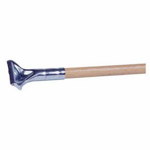 Broom Handle, Bolt-On Tip, 15/16 in Dia, 60 in Length, Hardwood, Lacquered