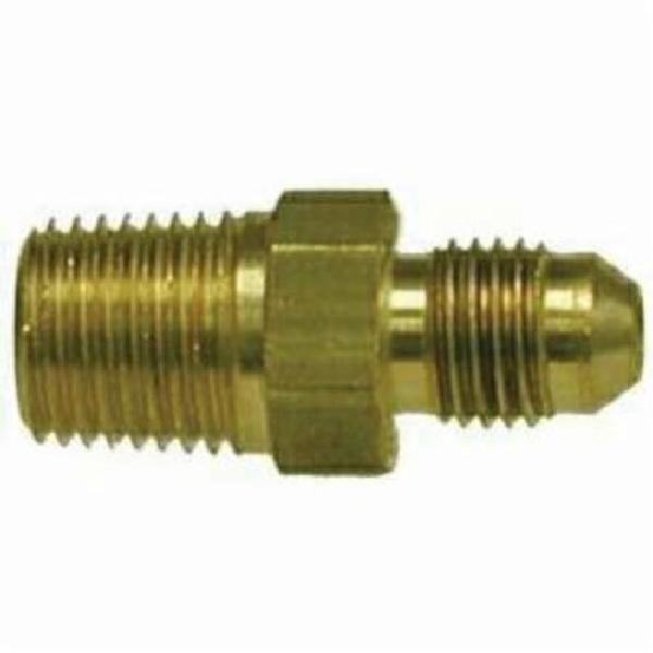 Adapter, Straight, Fitting/Connector Type: Adapter, 3/4-16 x 3/4 Inch Nominal, 37° Male JIC Flare x MNPT, Brass