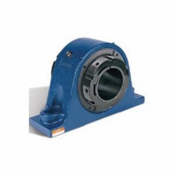 Pillow Block Spherical Roller Bearing Unit, Solid Block, 60 mm Bore Dia, Two-Bolt Base Mount, V-Lock® Locking Device
