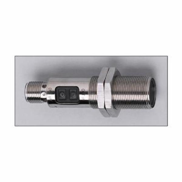 Photoelectric Sensor, Diffuse Reflective Sensing Method, 15 to 300 mm Sensing, Red Laser Sensing Beam, DC PNP Output, 10 to 36 VDC, 25 mA, 1000 Hz Frequency, M12 x 1 Connection, LED Light Source, 72 mm Size, IP67 Enclosure, -25 to 80 ˚C Operating