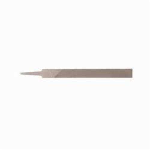 Mill File, Flat, 8 in Length, Bastard Double Cut Type, American Pattern Coarseness of Cut, 13/16 in Width, 0.13 in Thickness