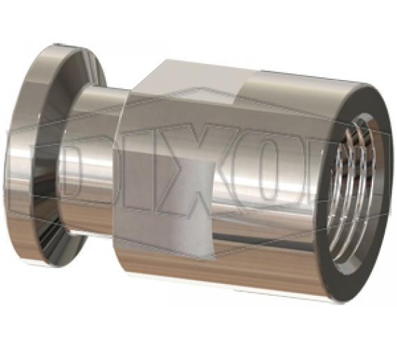 Adapter, 1 in Nominal, 316L Stainless Steel, PL finish - SF1