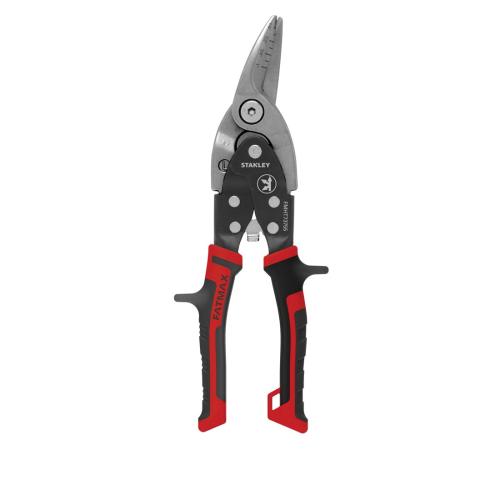 Aviation Snip, Cutting Capacity: 18 ga Cold Rolled Steel, 22 ga Stainless Steel, 1-9/50 in Length of Cut, Left Snip, 10 in Overall Length, Compact/Non-Serrated Blade, 60 Chromium Vanadium Blade, Ergonomic Handle, Cushioned Grip