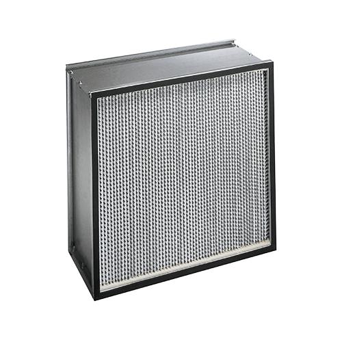 Air Filter, High Capacity, Series: BioMax, 24 in Width, 12 in Depth, 24 in Height, 1900 cfm Flow Rate, 180 F, 95 % Efficiency, 1.5 in-WG Initial Resistance, Submicron Glass Fiber Media