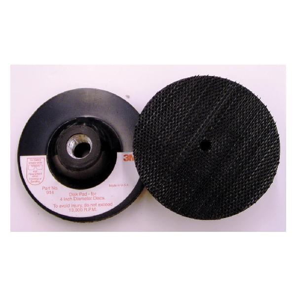 Disc Pad Holder, Regular, 4 Inch Pad Diameter, 13000 RPM Maximum