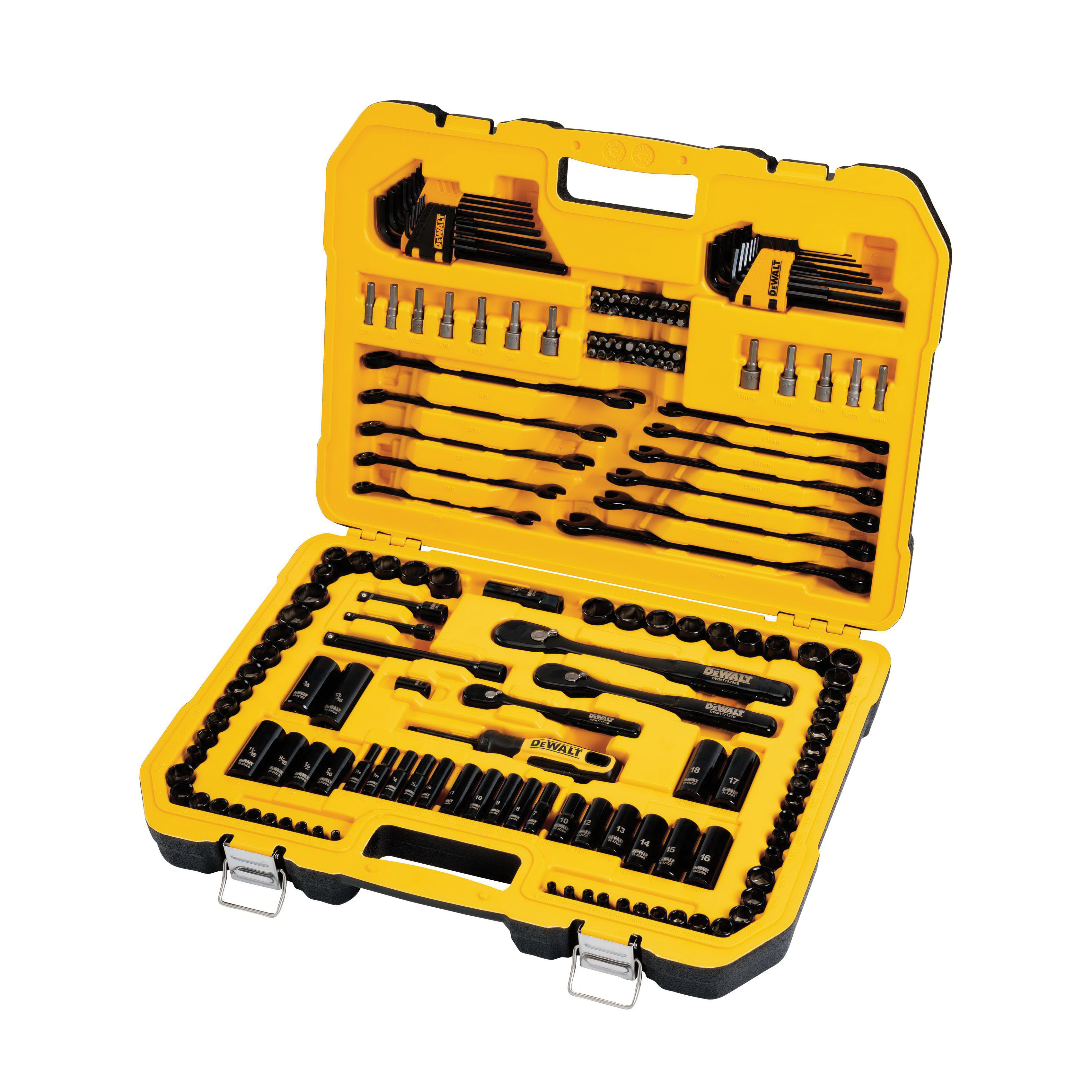 181pc Mechanics Tool Set Black