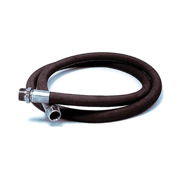 Hydraulic Hose, Non-Conductive Air/Water, 3/8 in Nominal, NPTF End Style, 6.4 mm ID, 1/2 in OD, 3 ft Length, 10000 psi Working, -40 to 150 °F, Polyurethane, Black