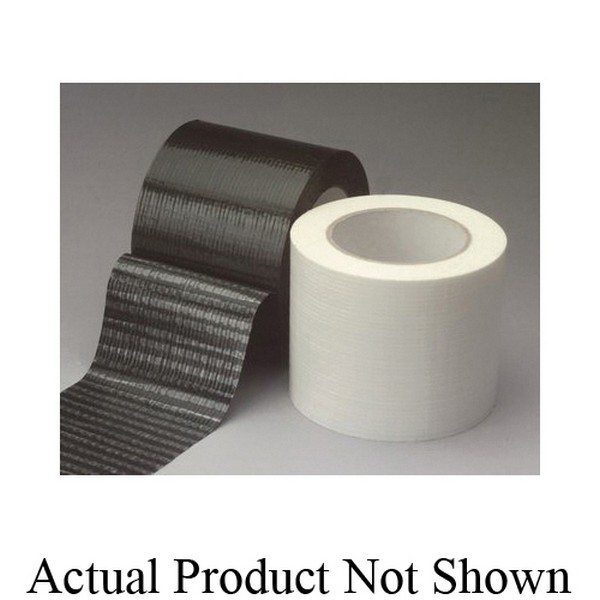 Woven Patch Tape, High Strength High Tack, 50 m Length, 99 mm Width, White, Acrylic Adhesive, Bi-Directional Woven Copolymer Film Backing
