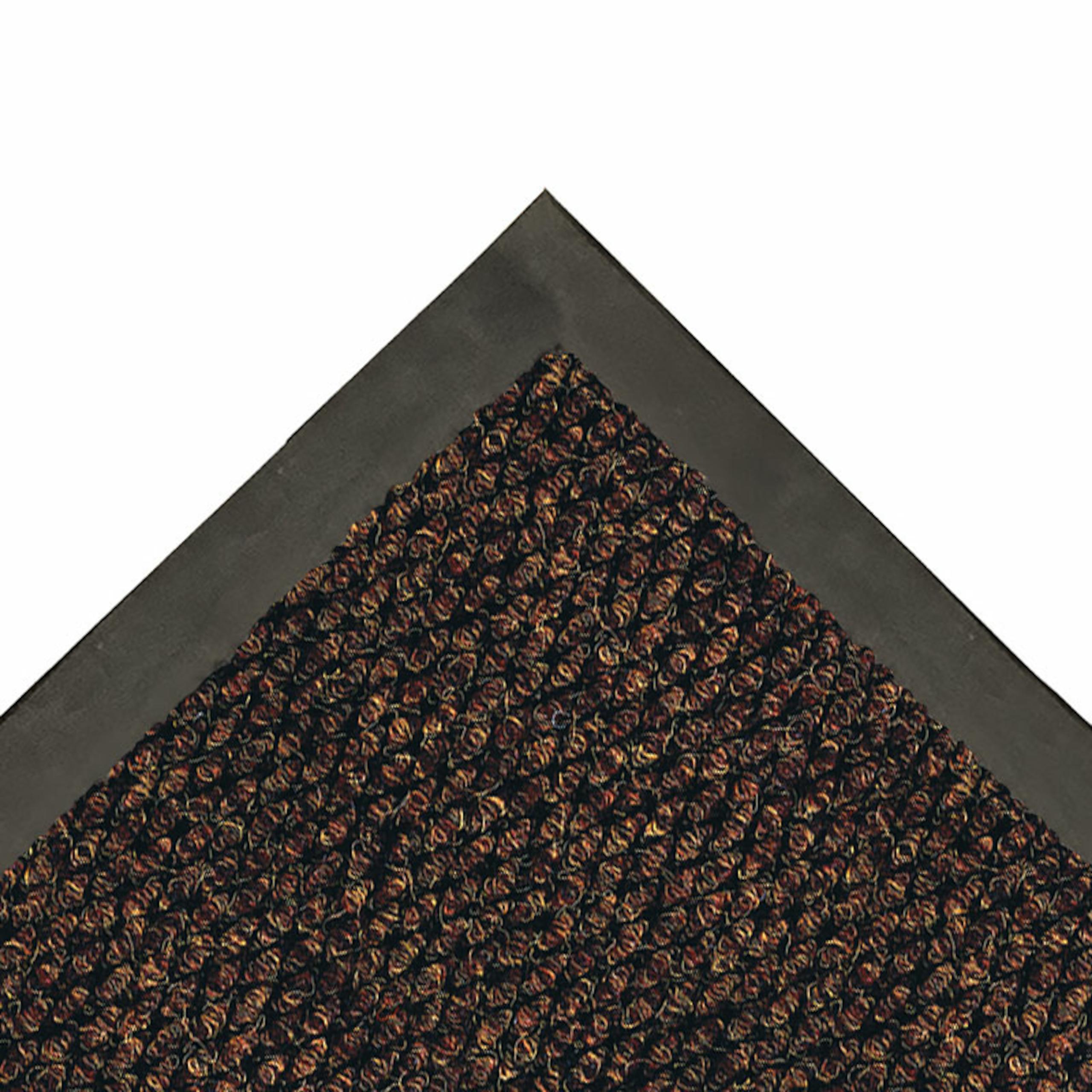 Entrance Mat, Master Trax® Lite, Series: 371, 75 ft Length, 13 ft Width, 3/8 in Thickness, Walnut, Polypropylene, Berber Surface, Natural Rubber Backing, Heat Sealed Edge, Indoor/Outdoor