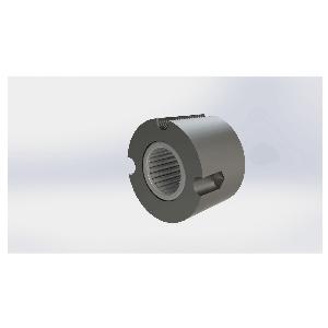 Idler Bushing, Universal Taper-Lock®, 1 Inch Bore Diameter, 2-1/4 Inch Barrel Diameter, 2-1/8 Inch Bolt Circle, 25/64 Inch Diameter x 5/8 Inch Diameter Screw, 1-1/2 Inch Overall Length, Cast Iron