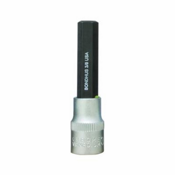 Driver Socket Bit, Series: ProHold®, Measurement System: Imperial, 3/8 Inch Drive, Hex Bit, 3/8 Inch Bit, 2 Inch Overall Length, Protanium® High Torque Steel, ProGuard™