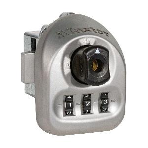 Built-In Lock, Mechanical Multi-User, 2-3/8 in Width, Solid Zinc, 3-Digit Combination/Control Key, Right Hand Locker Hinge