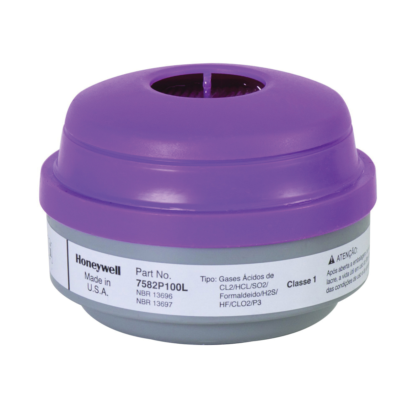 Combination Cartridge, Series: N Series, For Use With: 5400, 5500, 7600 and 7700 Series Respirators, Acid Gas Gas, P100 Filter Class, 0.999 Filter Efficiency, Threaded Connection, Resists: Chlorine, Chlorine Dioxide, Formaldehyde, Hydrogen Chloride, Hydrogen Fluoride and Sulfur Dioxide